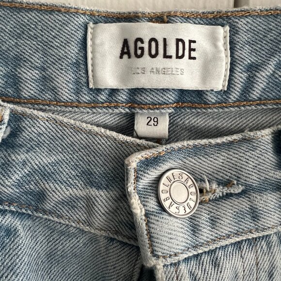 AGOLDE Pinch Waist 90s Jean, Color: Focus, Size 29 - Picture 3 of 10